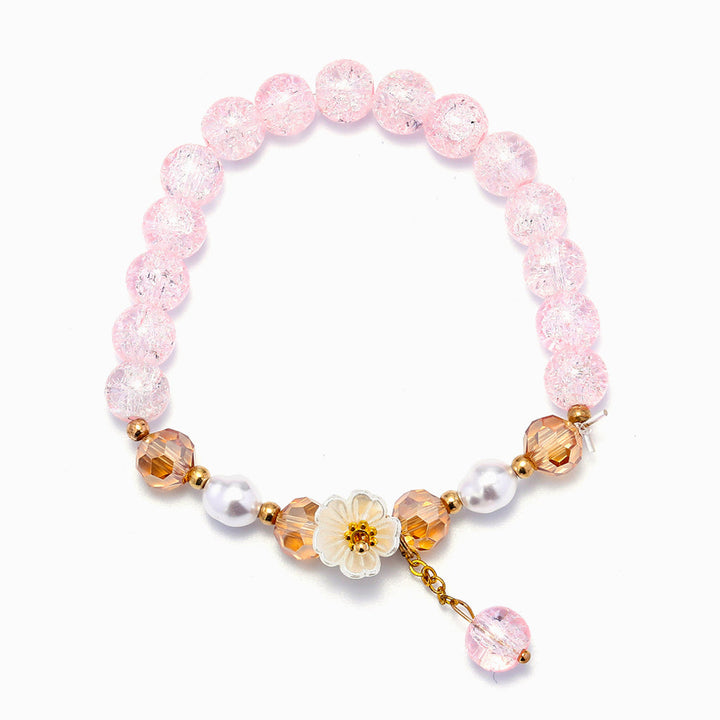 To My Granddaughter "You bloom like a flower" Flower Bracelet