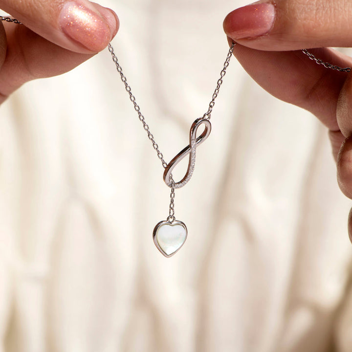 To My Granddaughter “You hold my heart forever.” Infinite Necklace