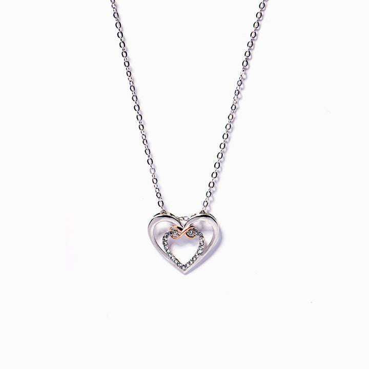 To My Daughter "Forever Linked Together" Infinite Love Necklace