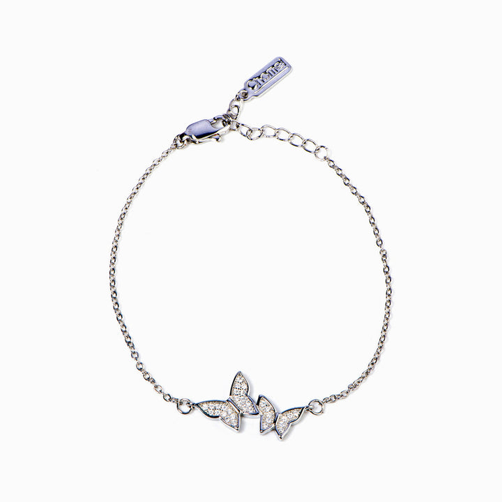 To My Bonus Daughter "The love between a bonus daughter and a mother is forever" Butterfly Bracelet