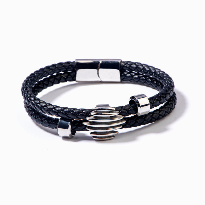 To My Son "Be like a rock" Rope Bracelet