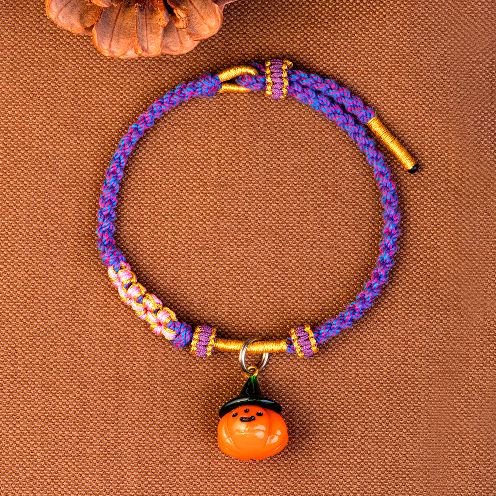 To My Granddaughter "Happy Halloween" Halloween Bracelet