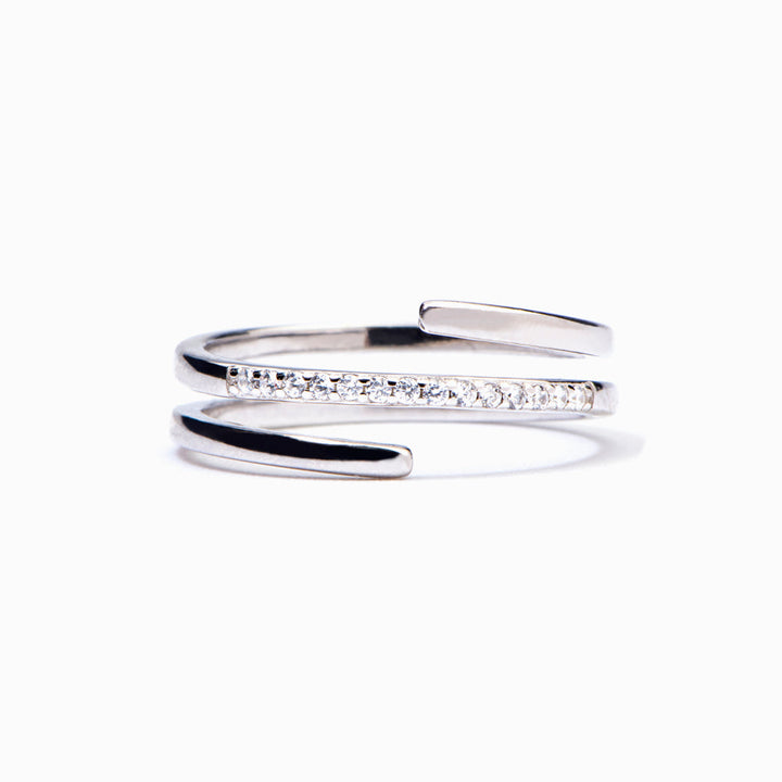 "Choose to be optimistic" Coil Ring