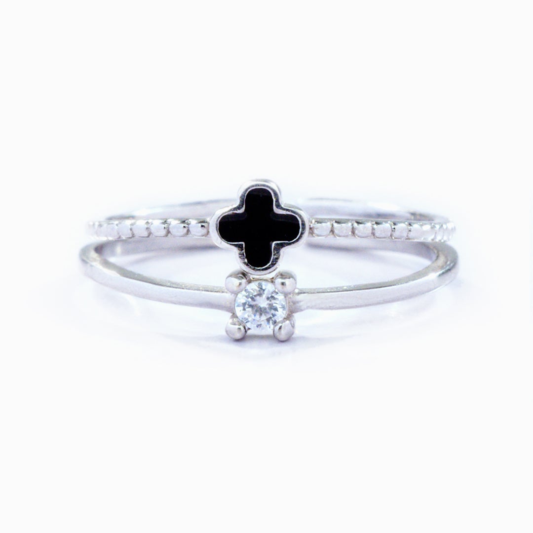 To My Daughter "Bless others with your kindness and love" S925 Sterling Silver Adjustable Ring