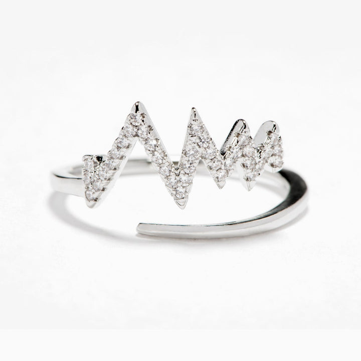 "I will be there for you through them all." Adjustable Ring