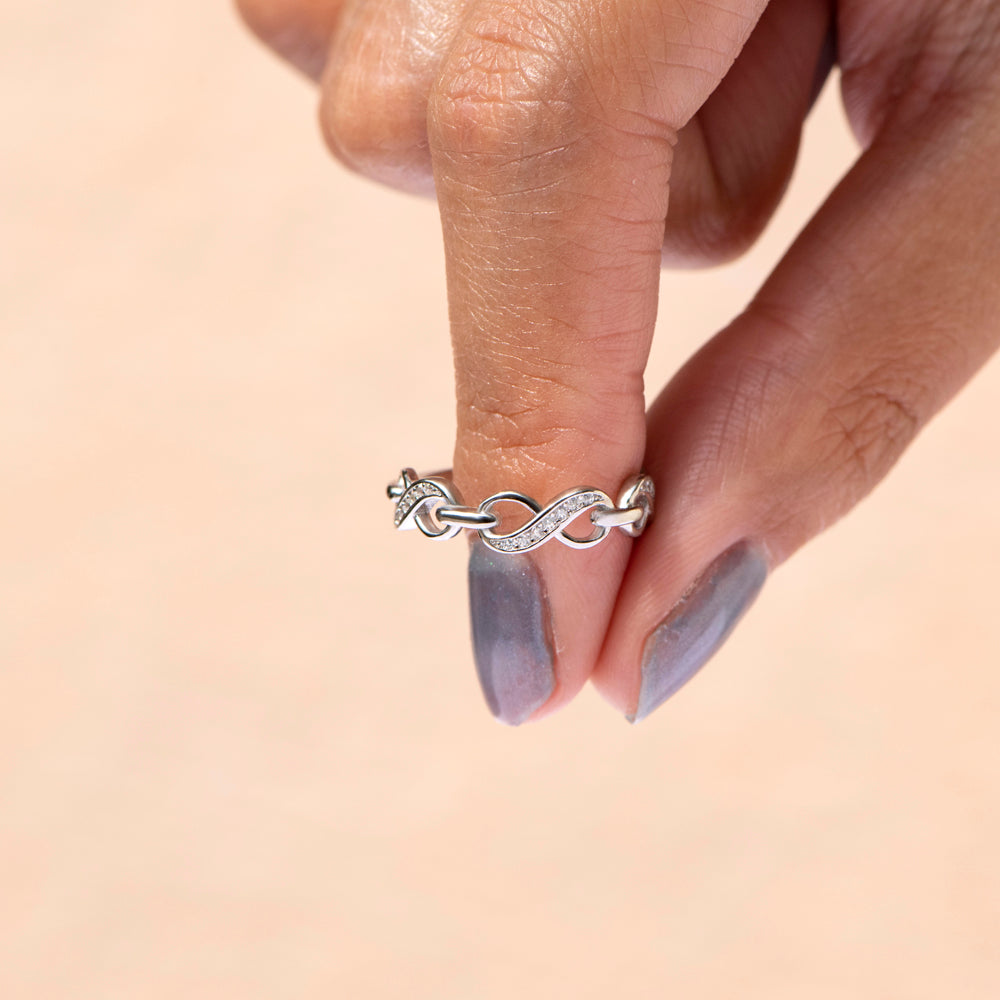 To My Grandmother "The love between a grandmother and a granddaughter will never break." Infinite Ring