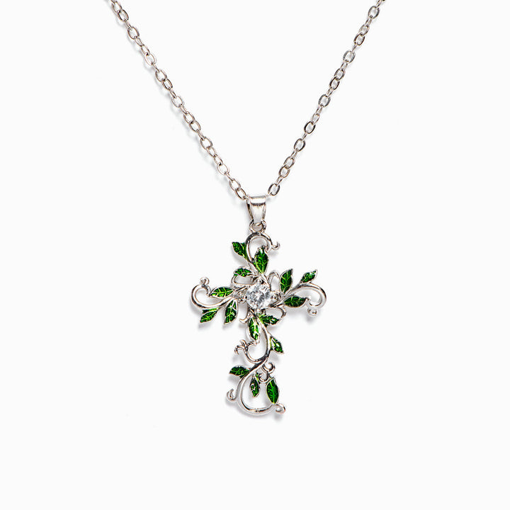 To My Daughter "Like a deeply rooted tree, you produce beautiful leaves wherever you go." Necklace