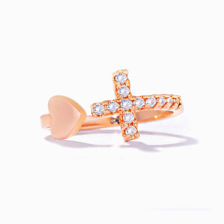 To My Daughter "PRAY ON IT PRAY OVER IT & PRAY THROUGH IT" Adjustable Ring