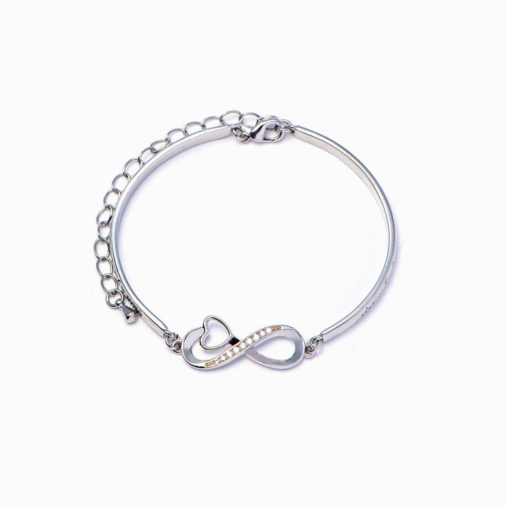 To My Granddaughter "Forever Love" Infinite Love Bracelet