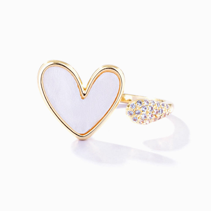 To My Granddaughter "Unconditional Love" Warm Heart Ring