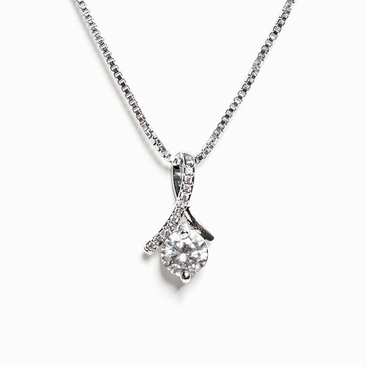 To My Granddaughter "You were made to sparkle like diamonds." Diamond Necklace