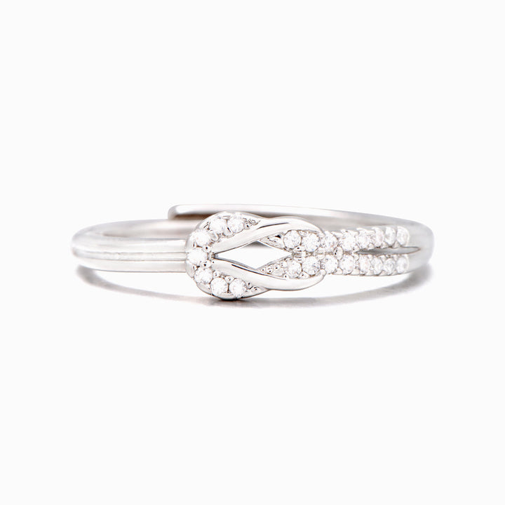 "MOTHER DAUGHTER BOND" Knot Ring