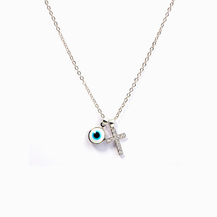 To My Granddaughter "Protect You" Evil Eye Necklace