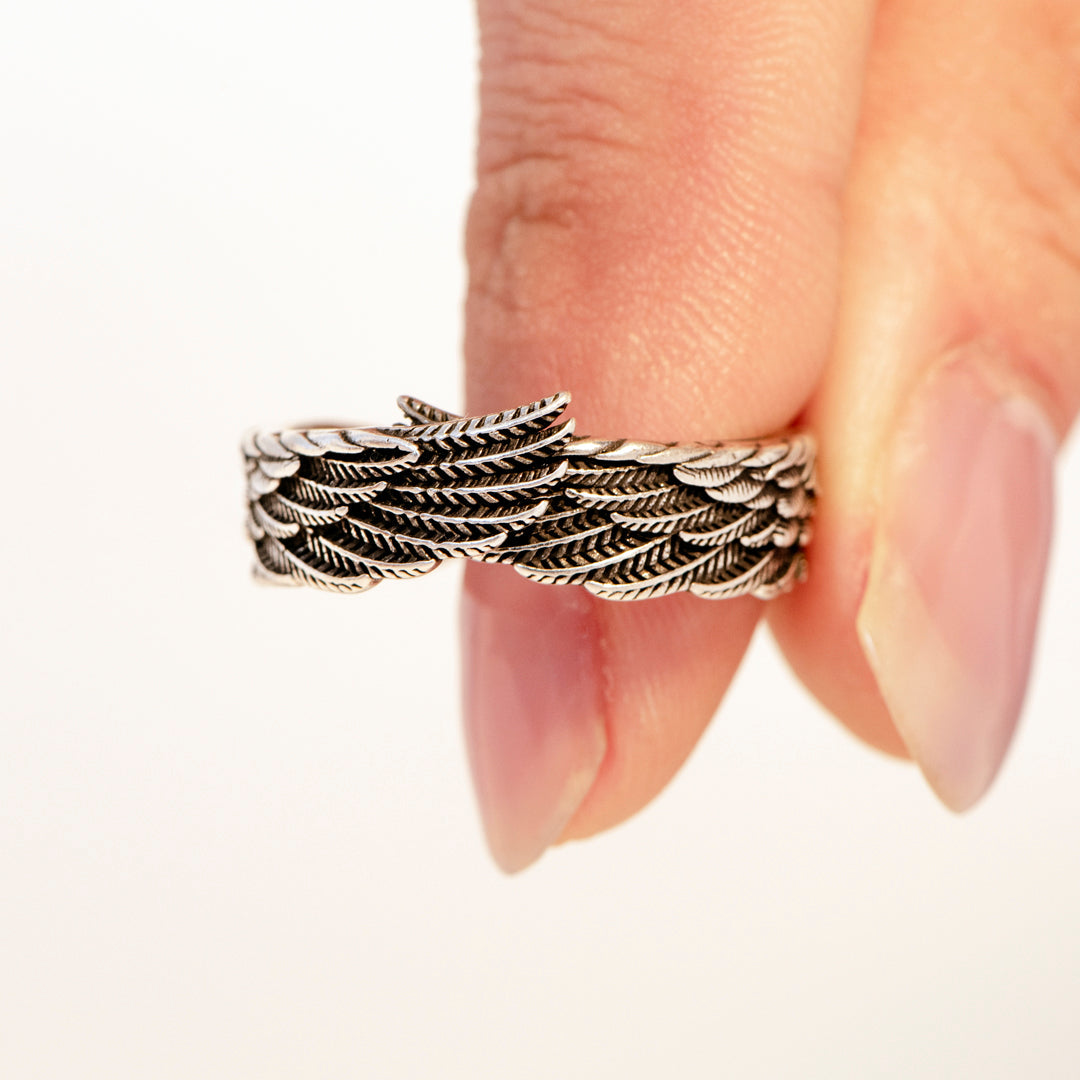 "Your wings already exist. You’ve just got to master the bravery to fly." Angel Wing Ring