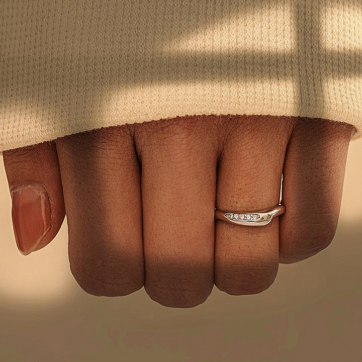 "You’ll always be my girl. No matter what." Sterling Silver Ring