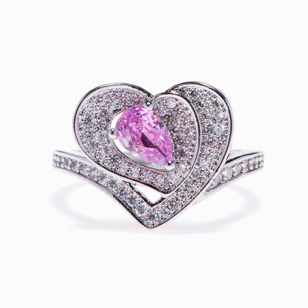 "The love between a grandmother, mother and daughter is forever" Triple Heart Ring