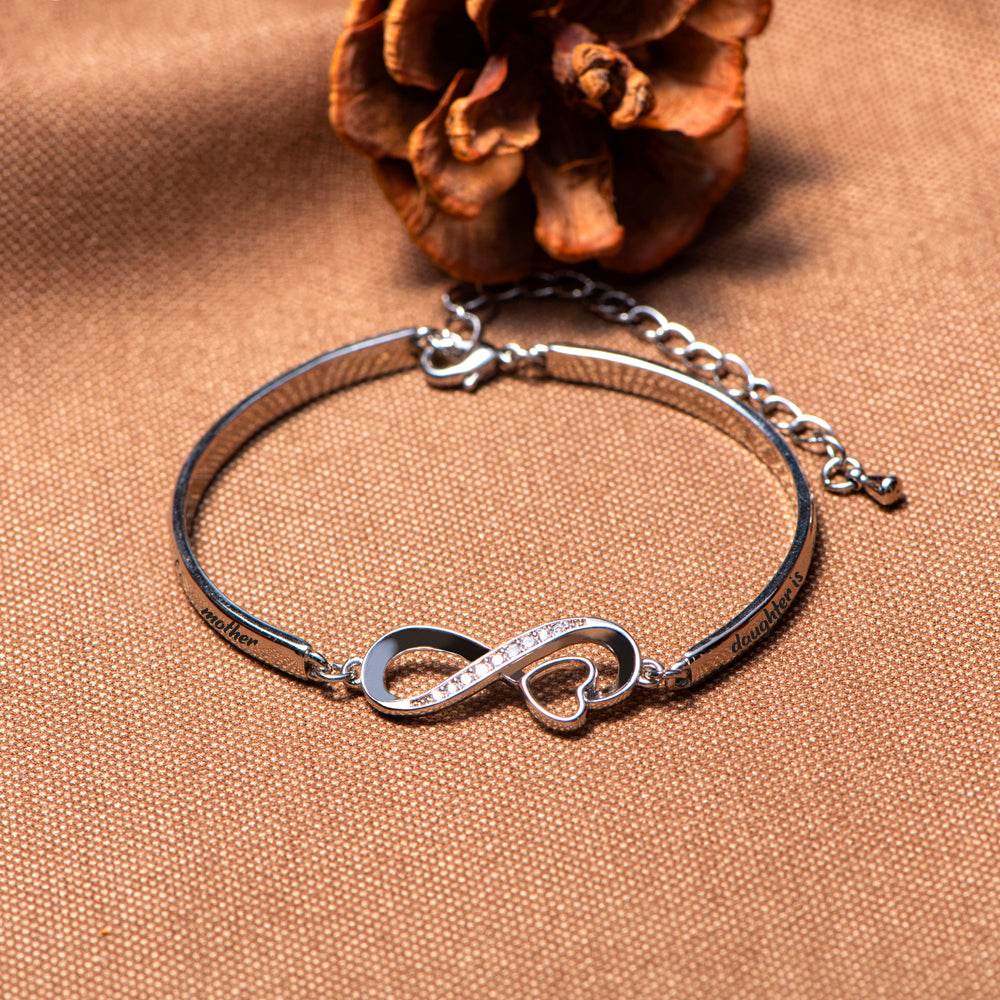 To My Daughter "Forever Love" Infinite Love Bracelet