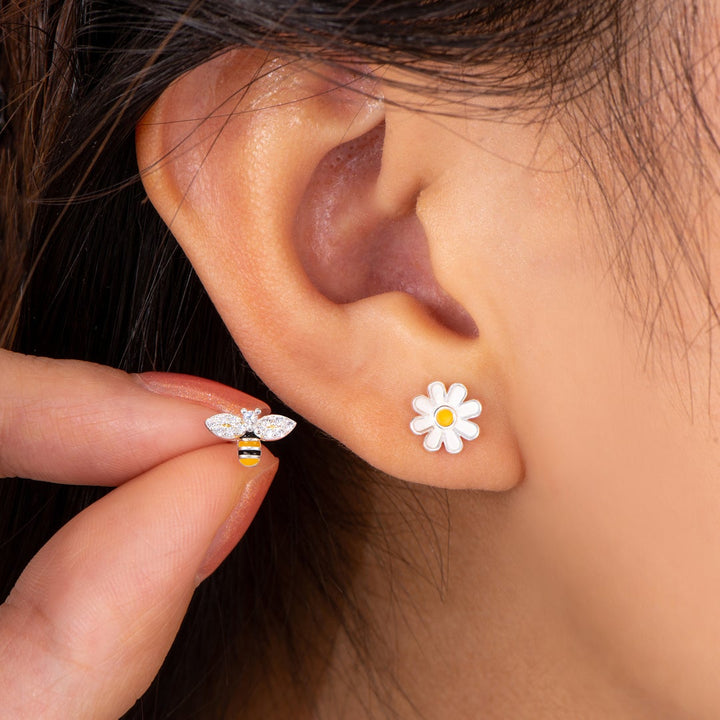 To My Daughter, "Bumblebees Are Excellent Pollinators." Ear Studs