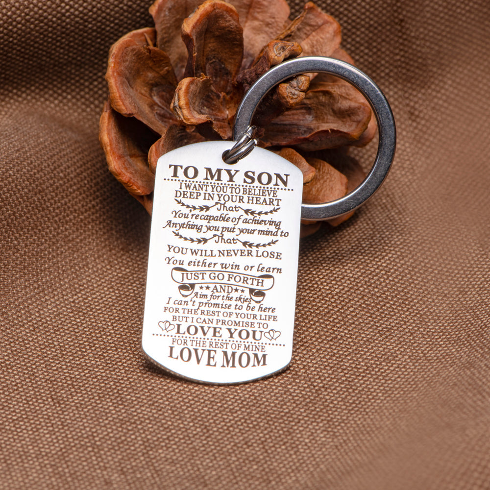 To My Son "Forever Love" Key Ring