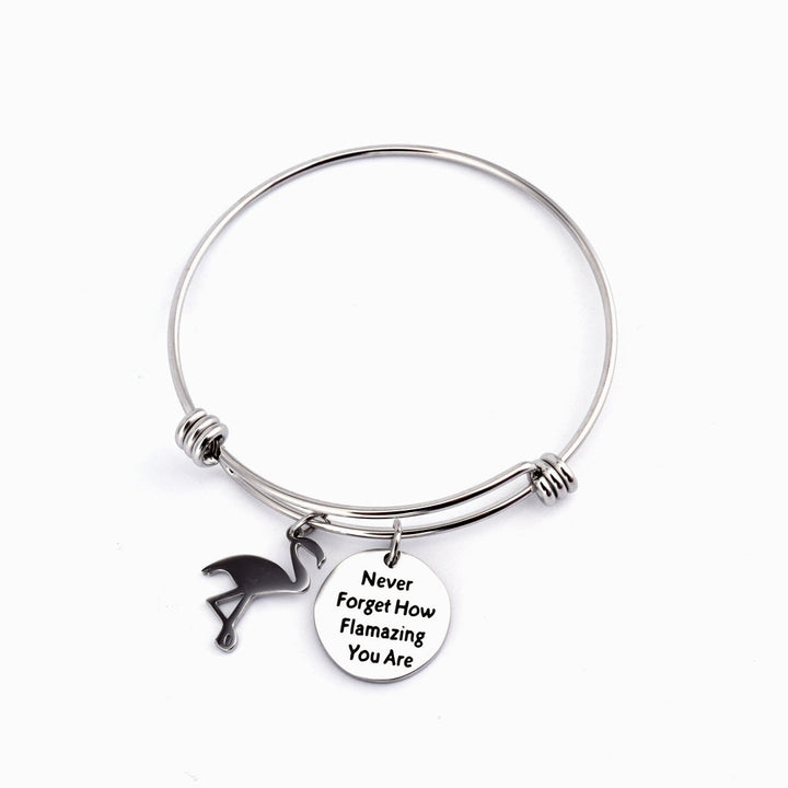 To My Daughter "You are flamazing" Pendant Bracelet