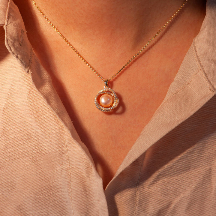 "Always keep me in your heart, for you are always in mine" Freshwater Pearl Necklace