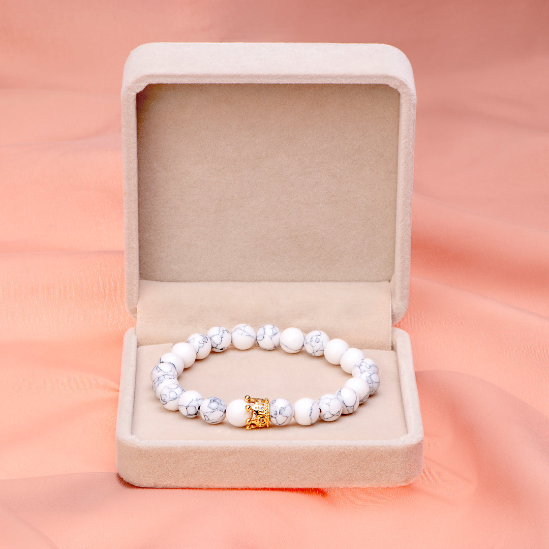 "Simple beads makes you stand out" Crown Bracelet