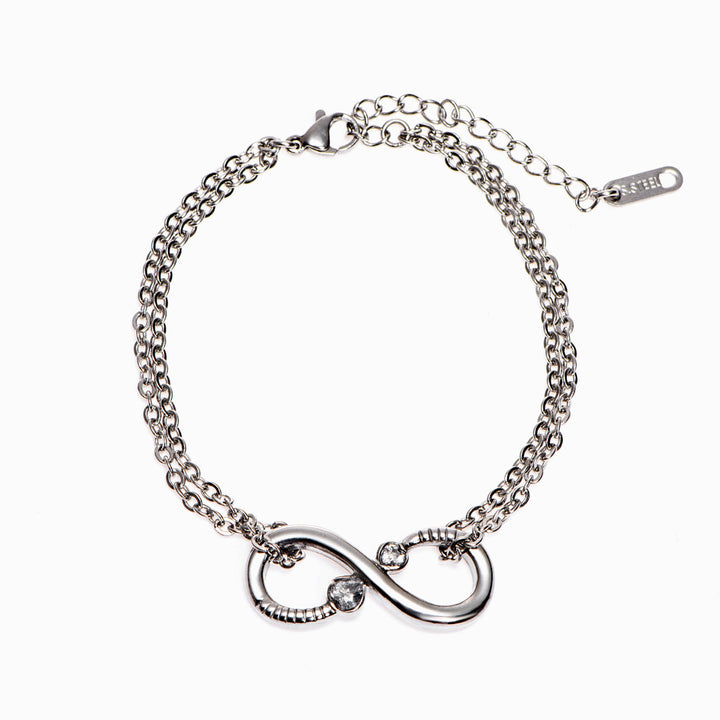 To My Granddaughter "The love between a granddaughter and grandmother is forever." Infinity Bracelet