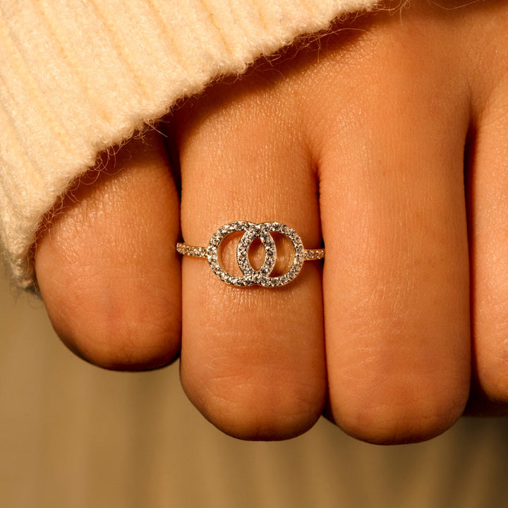 To My Best Friend "Our roots will always connect" S925 Sterling Silver Adjustable Ring