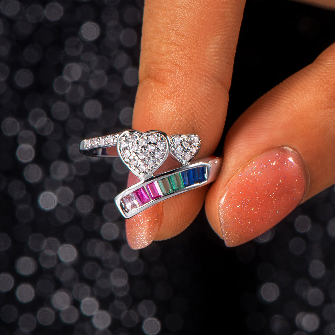 "The love between a grandmother and granddaughter is forever" Ring