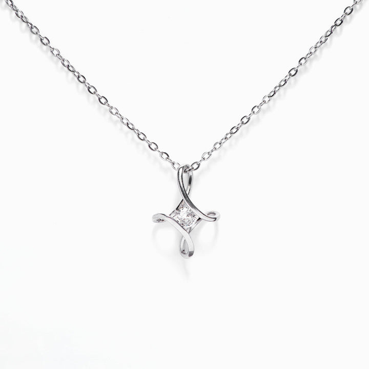 "PRAY ON IT PRAY OVER IT & PRAY THROUGH IT" Cross Necklace