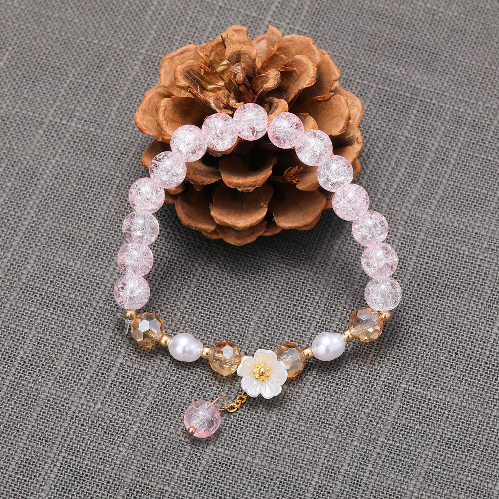 To My Granddaughter "You bloom like a flower" Flower Bracelet