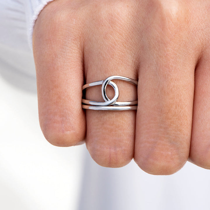 To My Daughter "A link that can never be undone" Knot Ring