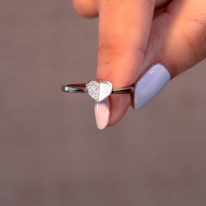 To My Daughter "Your beauty and peaches are what make you an outstanding lady." 925 Sterling Silver Adjustable Ring