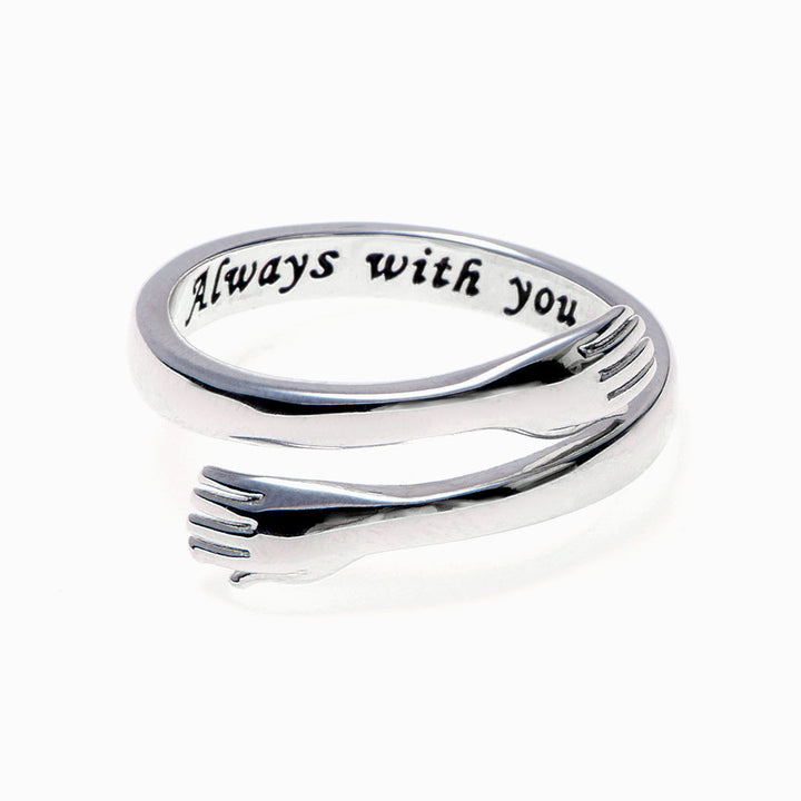 To My Daughter "Always with you" Hug Ring