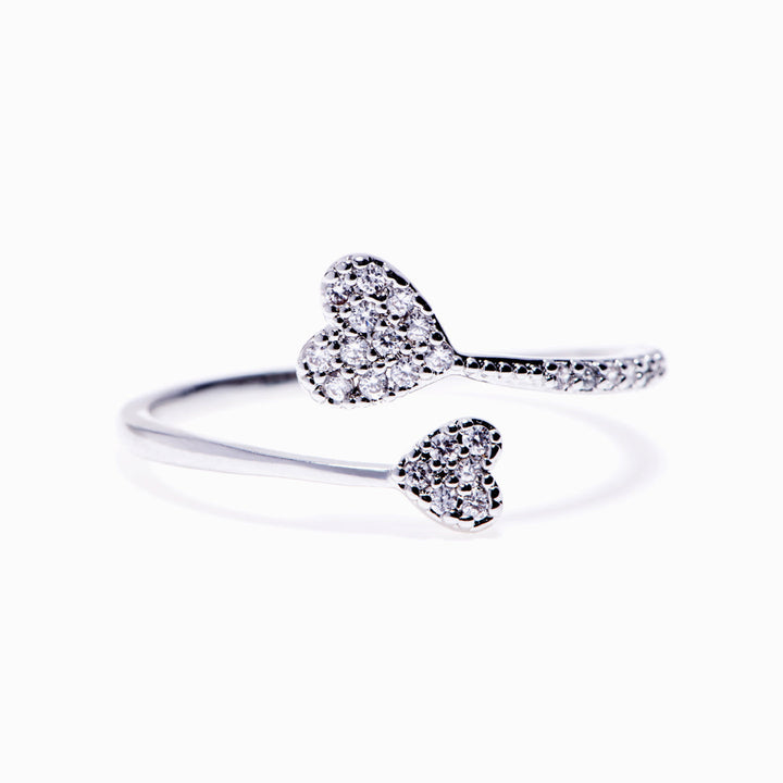 To My Bonus Daughter "I DIDN'T GIVE YOU LIFE, BUT LIFE GAVE ME YOU" Double Heart Ring