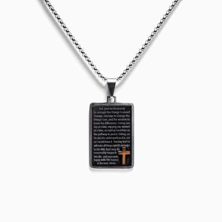 "With God's Strength" Prayer Necklace