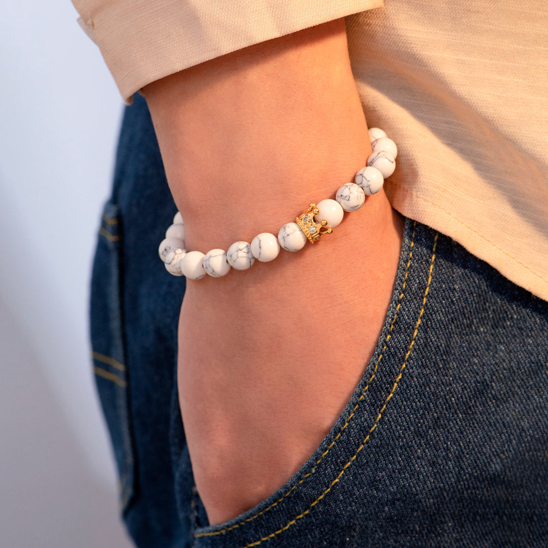 "Simple beads makes you stand out" Crown Bracelet