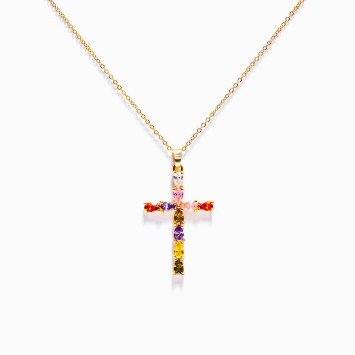 "Believe! Have faith" Cross Necklace