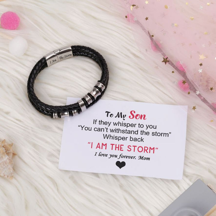 To My Son "I Am The Storm" Bracelet - SARAH'S WHISPER