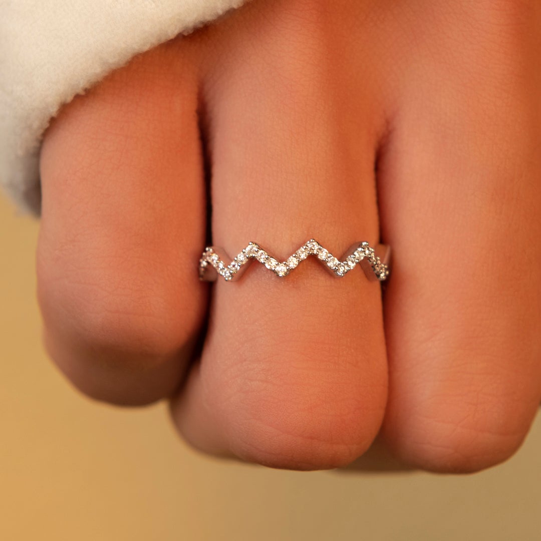 "I will be there for you through them all." S925 Sterling Silver Adjustable Ring