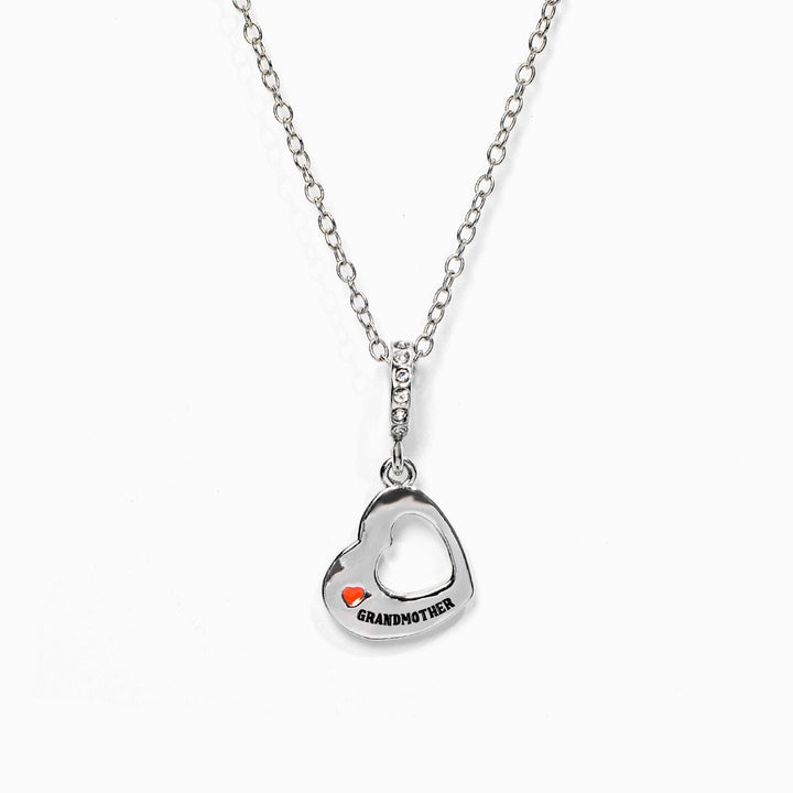 To My Granddaughter "you will always be in my heart" Heart Necklace