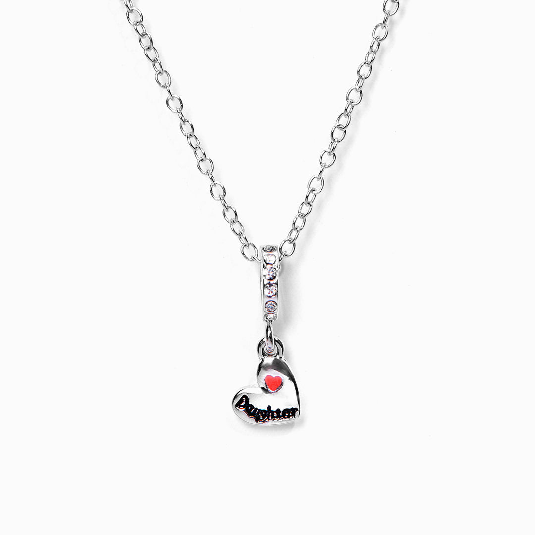 To My Daughter "You might have outgrown my lap, but you will never outgrow my heart" Heart Necklace