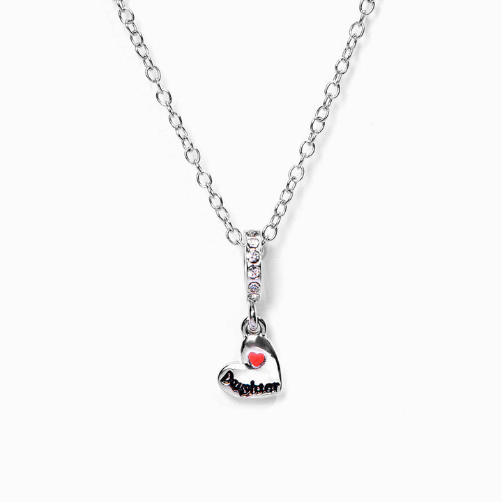 To My Daughter "You might have outgrown my lap, but you will never outgrow my heart" Heart Necklace