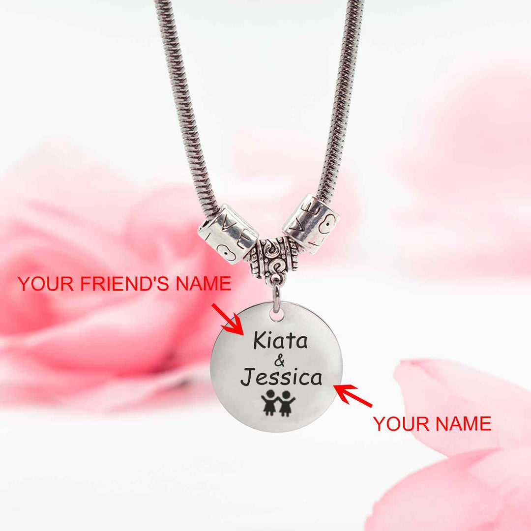 [CUSTOM NAMES] For My Best Friend "Not SISTERS BY BlOOD BUT SISTERS BY HEART" Bracelet - SARAH'S WHISPER