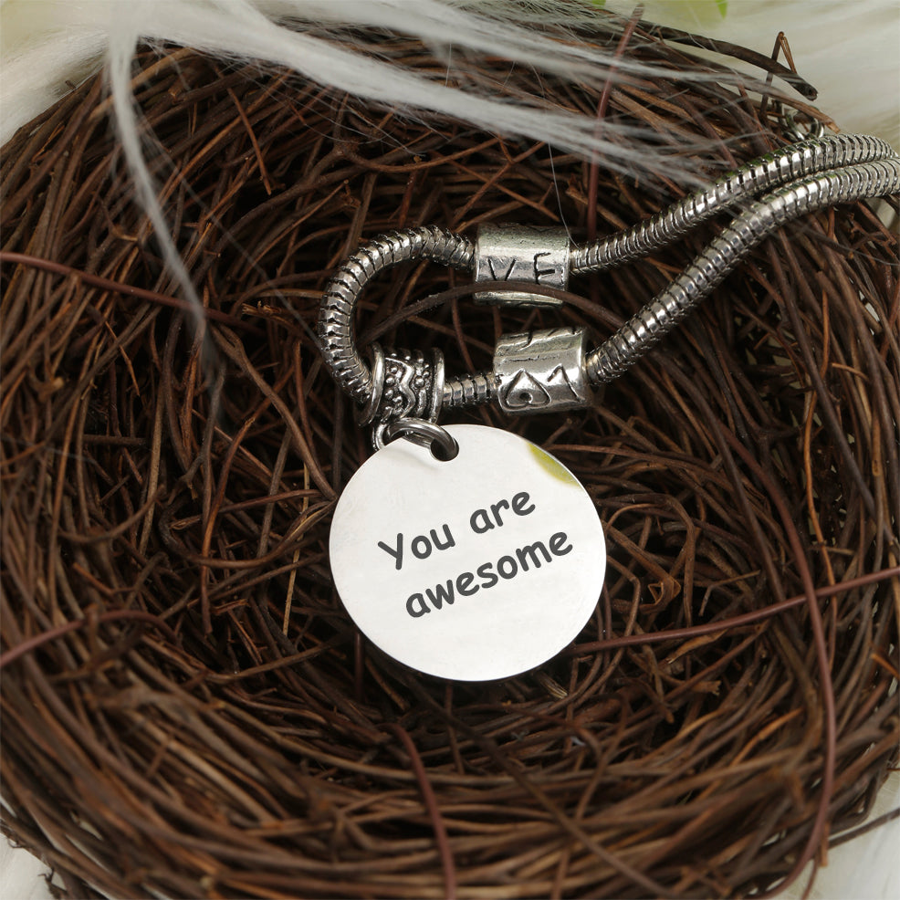 "You are awesome""You are owlsome" Bracelet - SARAH'S WHISPER