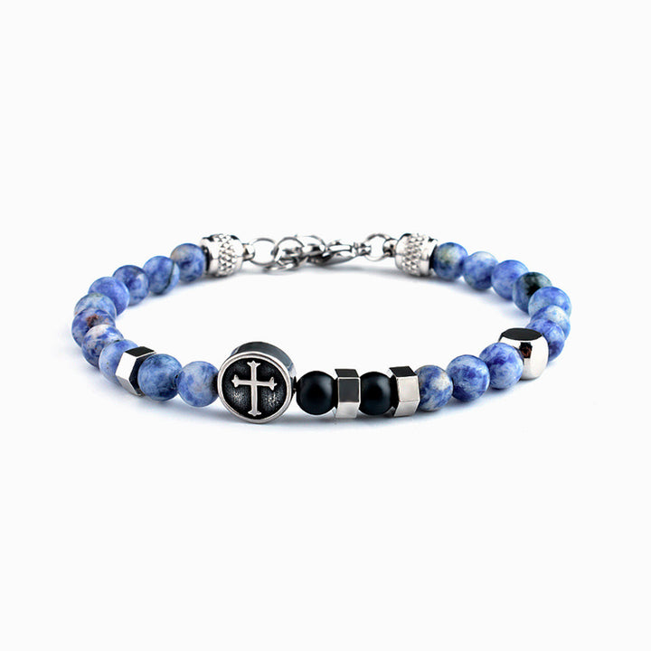 To My Grandson "FOREVER & ALWAYS" Cross Bracelet