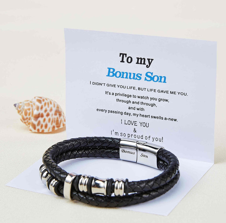 TO MY BONUS SON BANGLE - SARAH'S WHISPER