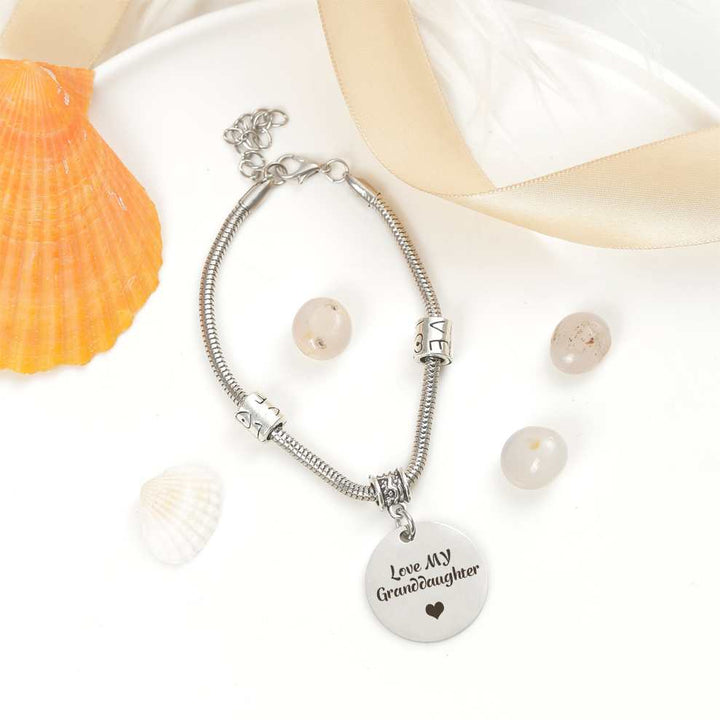 To My GRANDDAUGHTER "Love My Granddaughter" Bracelet - SARAH'S WHISPER