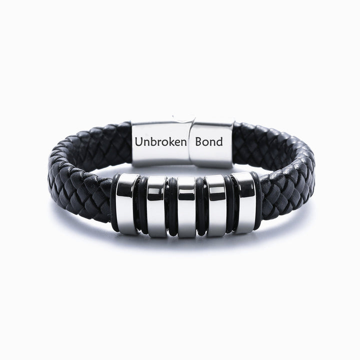 To My Son "A BOND THAT CAN'T BE BROKEN" Bond Bracelet