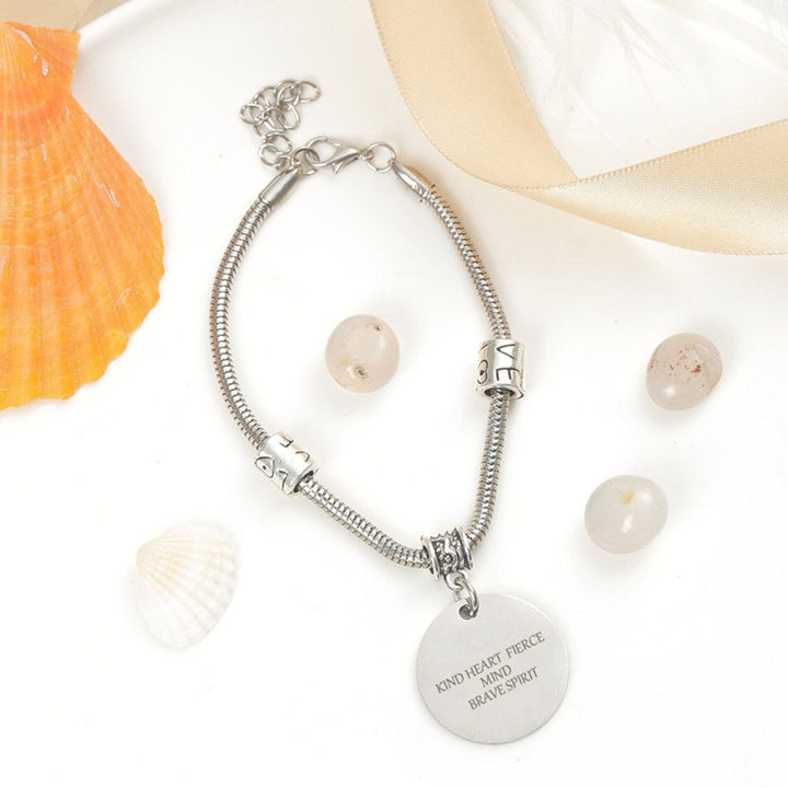 For Yourself "Kind Heart, Fierce Mind, Brave Spirit" Bracelet - SARAH'S WHISPER